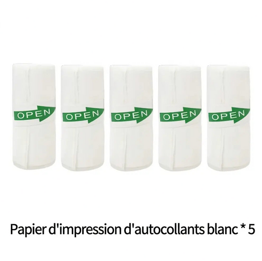 Papier autocollant thermique Aluna